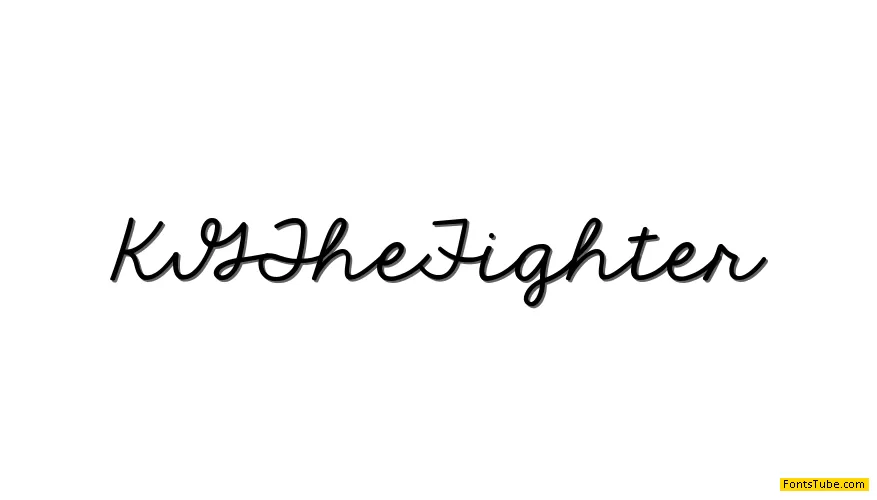 KG The Fighter Font