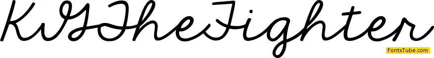 KG The Fighter Font