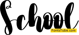 School Font