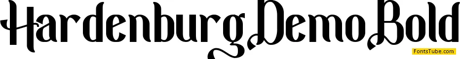 Hardenburg Demo Font Family