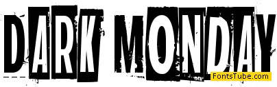 Dark monday Font Family