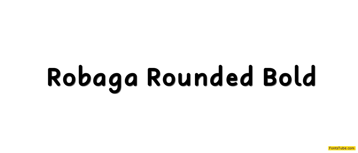 Robaga Rounded Font Family