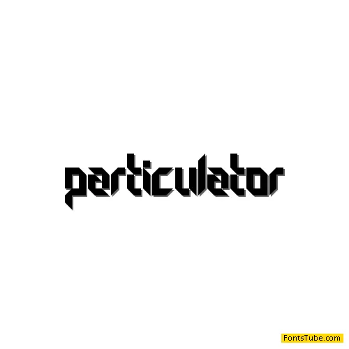 Particulator Font