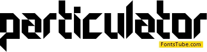 Particulator Font
