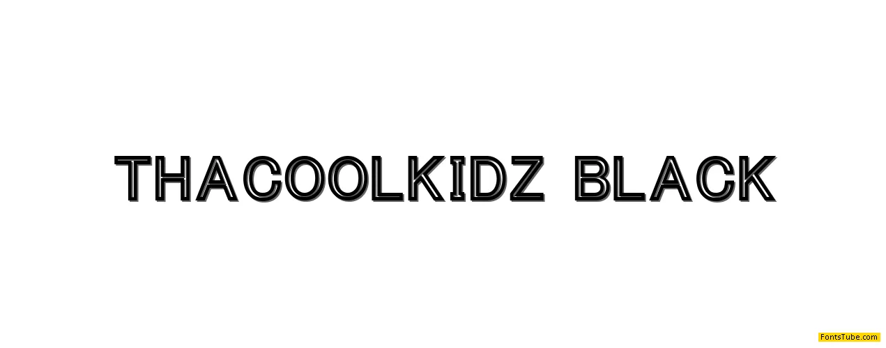 Tha Cool Kidz Font Family