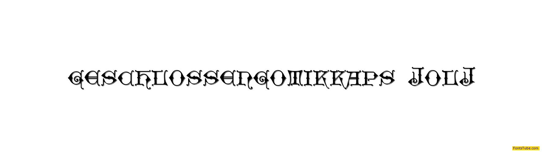 Geschlossen Gotik Kaps