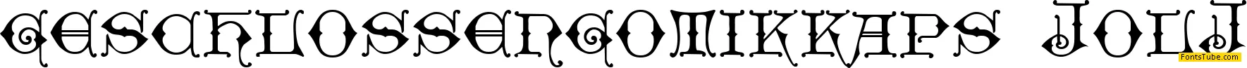 Geschlossen Gotik Kaps