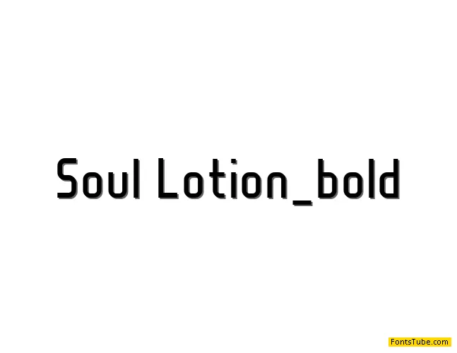 Soul Lotion Font Family