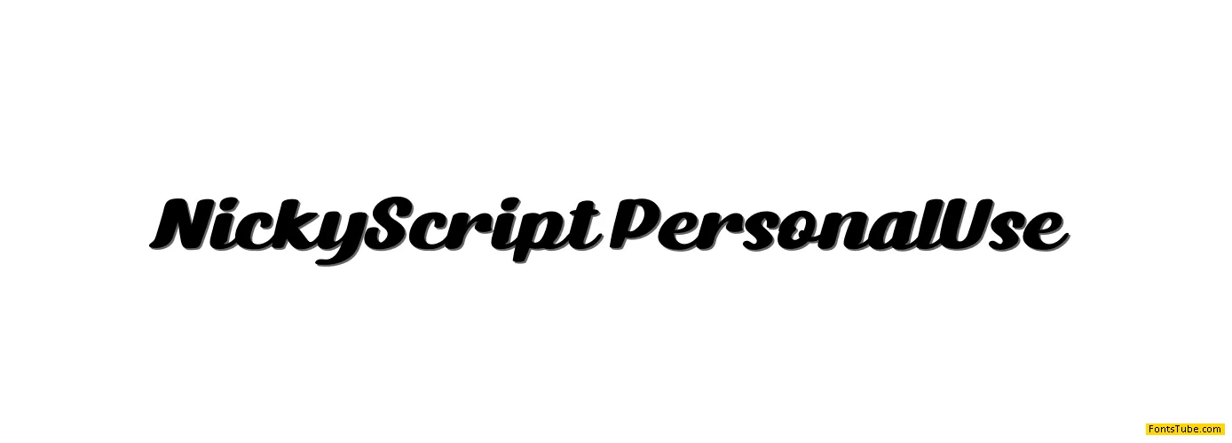 Nicky Script Font