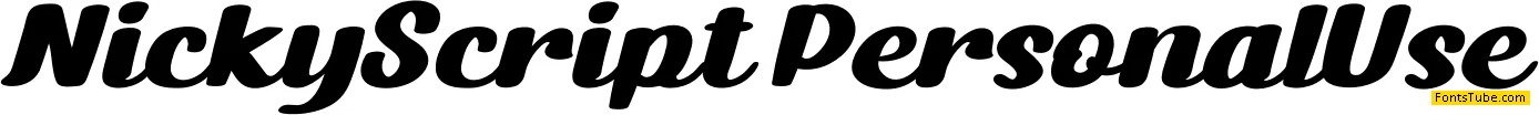 Nicky Script Font