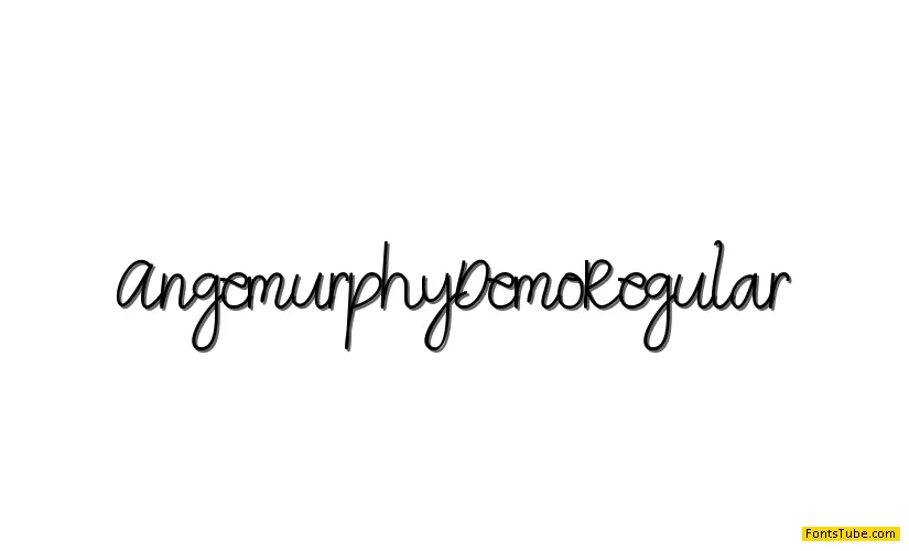 Angemurphy Demo Font Family