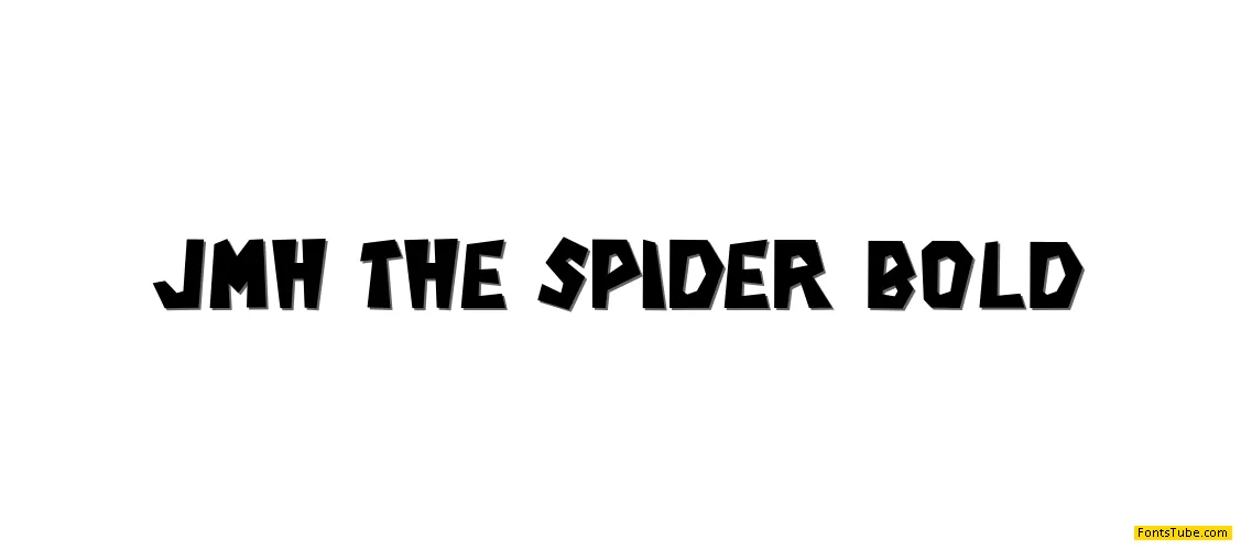 JMH THE SPIDER Font Family