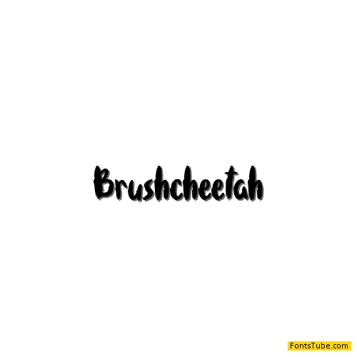 Brushcheetah Font