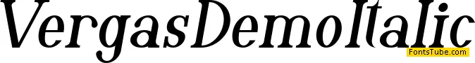 Vergas Demo Font Family