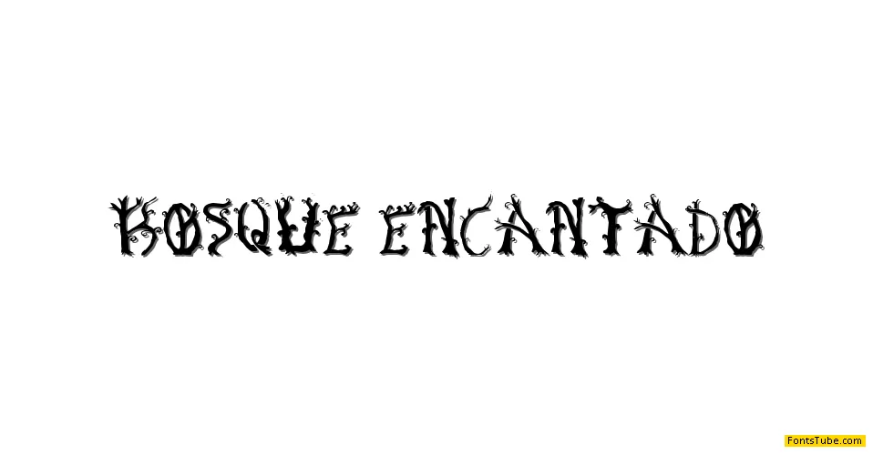 Bosque Encantado Font