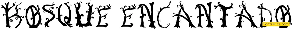 Bosque Encantado Font