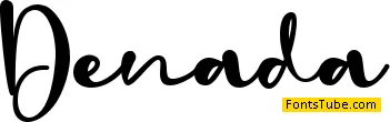 Denada - Personal Use Font