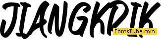 JIANGKRIK Font