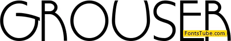 Grouser Font