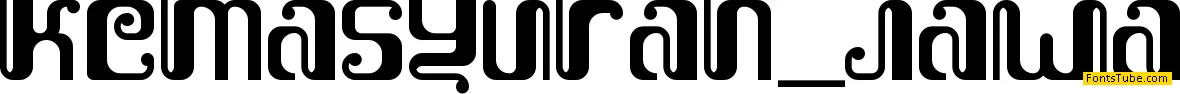 Kemasyuran Jawa Font