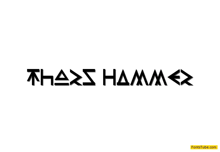 Thors Hammer Font Family