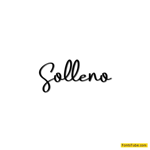 Solleno Font