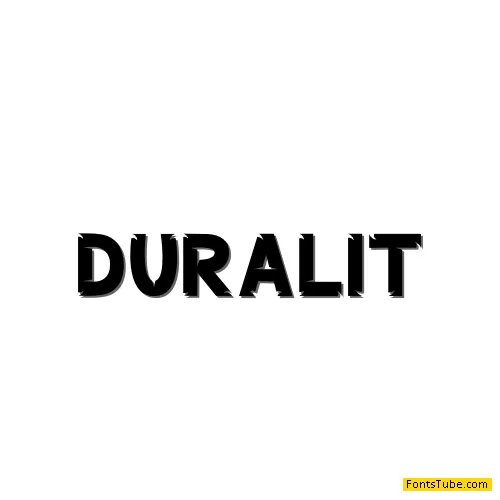 DURALIT Font