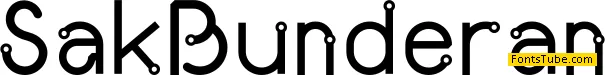Sakbunderan Font