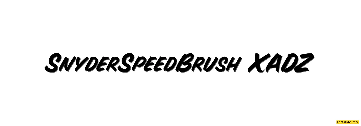 Snyder Speed Brush