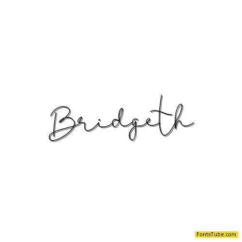 Bridgeth Font