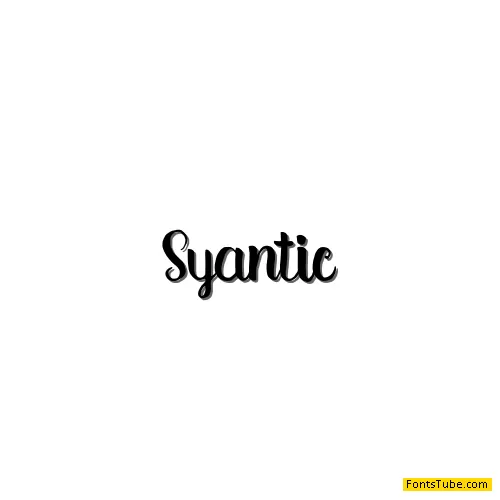 Syantic Font