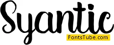 Syantic Font