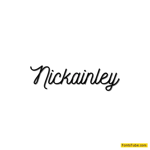 Nickainley Font