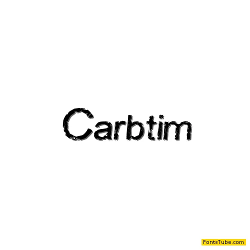 Carbonized Timber Font