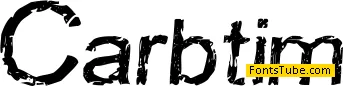 Carbonized Timber Font