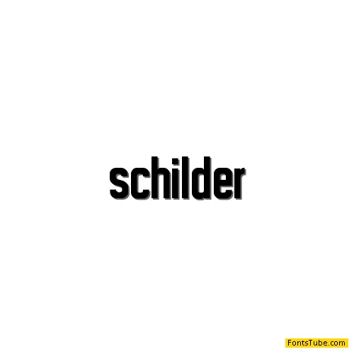 Schilder Grotesk Font