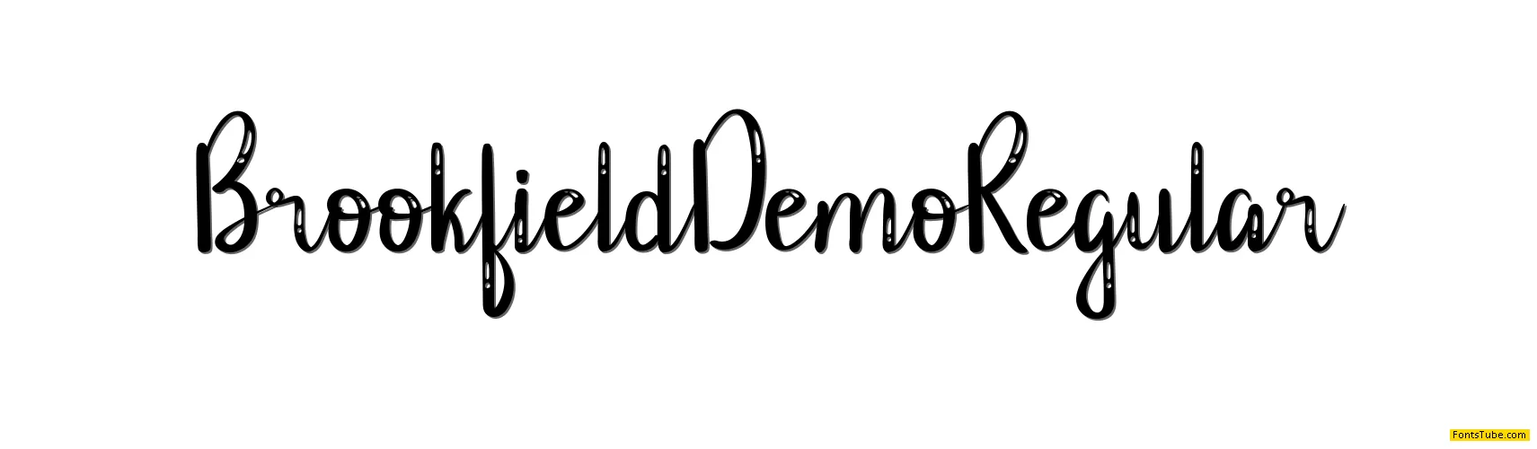 Brookfield Demo Font