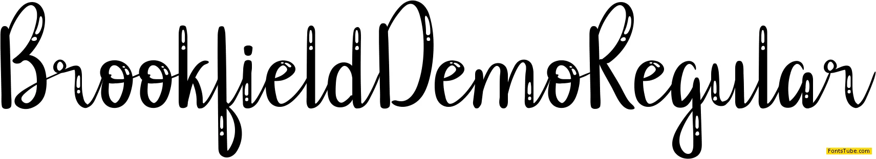 Brookfield Demo Font