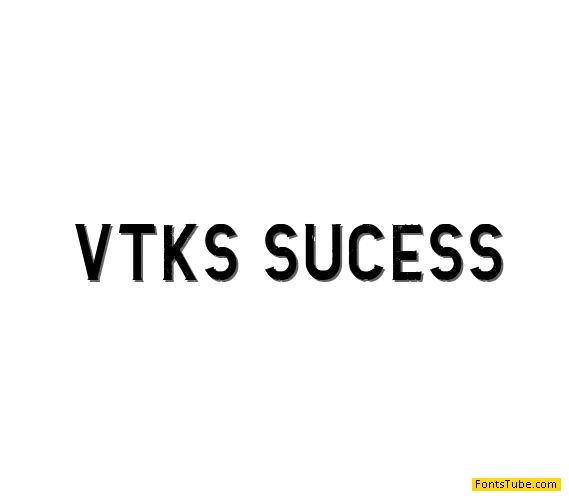Vtks Sucess Font