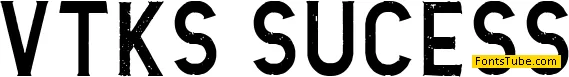 Vtks Sucess Font