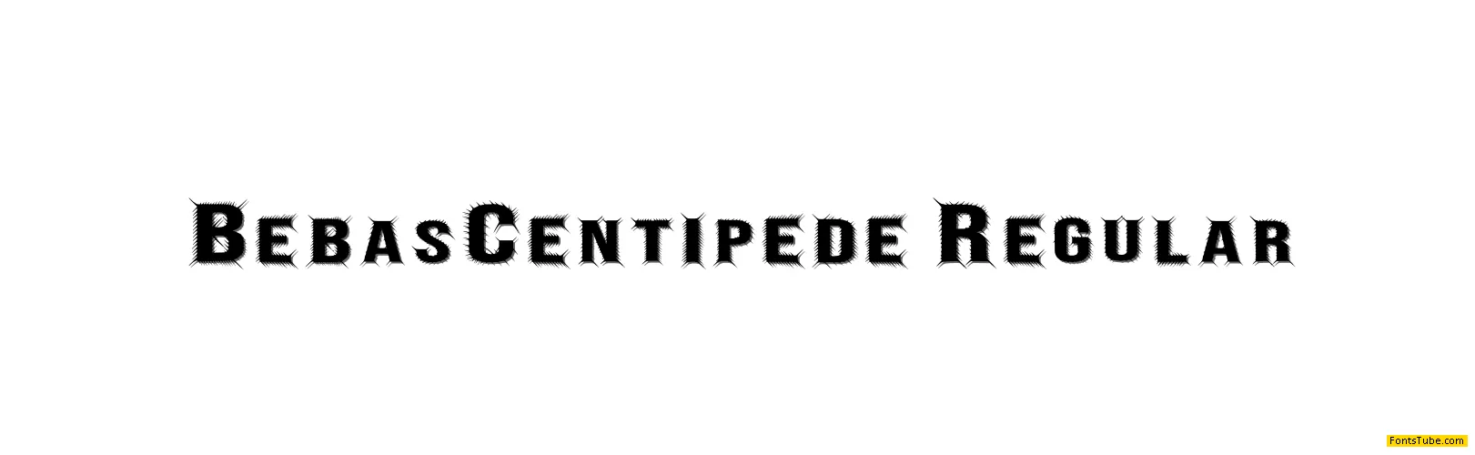 Bebas Centipede Font