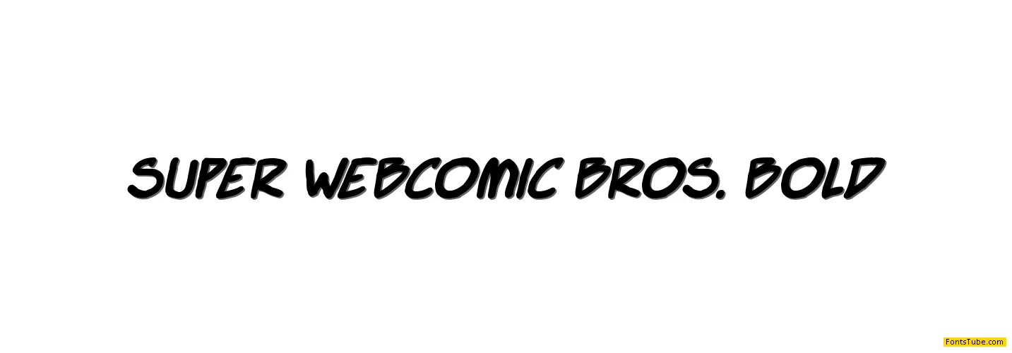 Super Webcomic Bros. Font Family