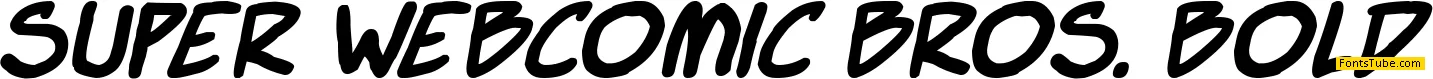 Super Webcomic Bros. Font Family