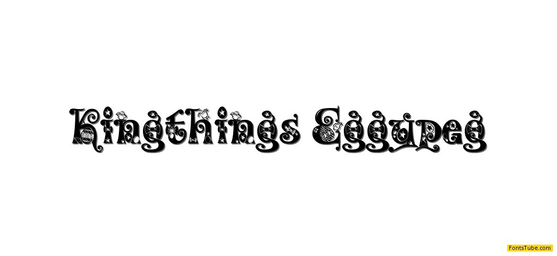 Kingthings Eggypeg Font