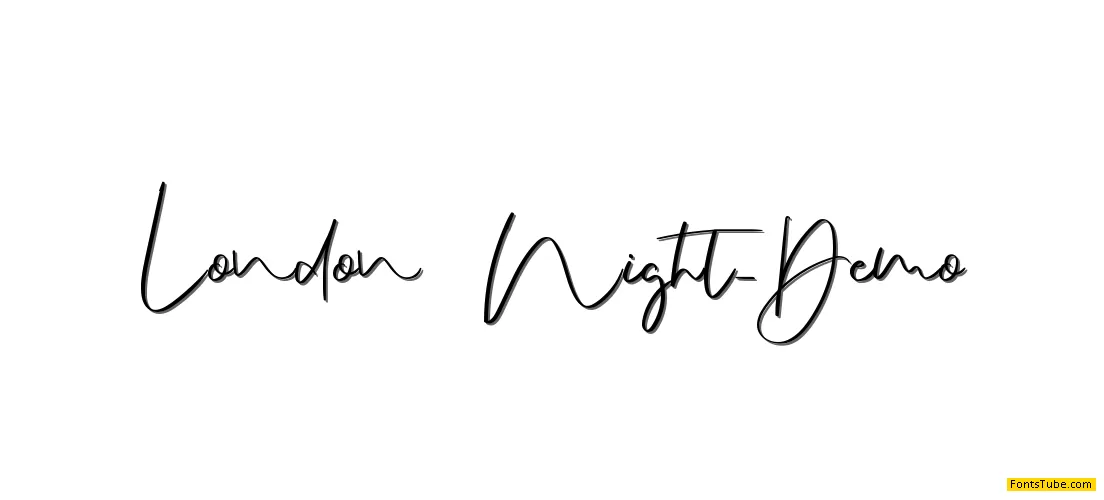 London Night Font