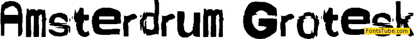 Amsterdrum Grotesk Font