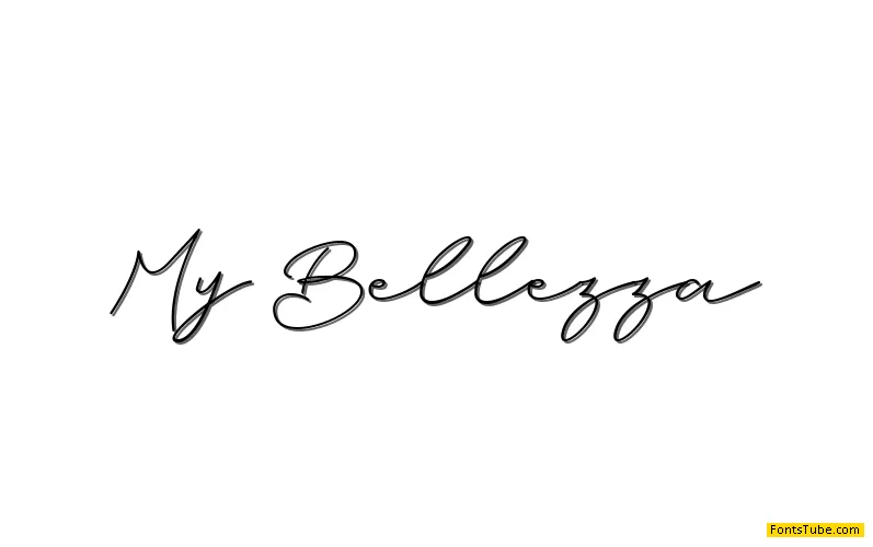My Bellezza Font