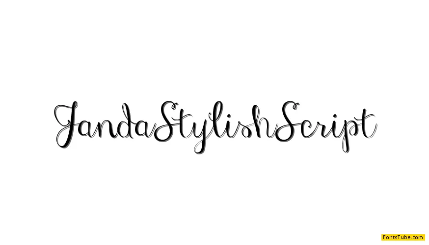 Janda Stylish Script Font