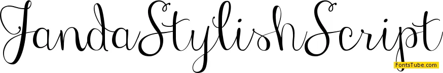 Janda Stylish Script Font
