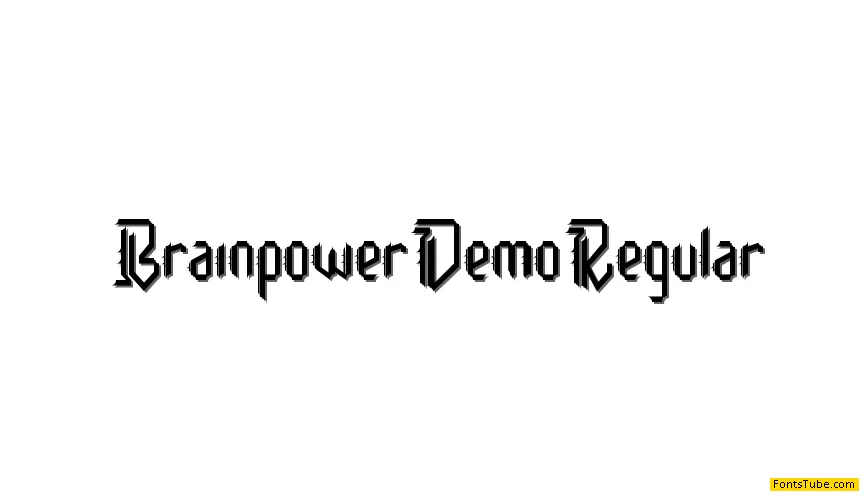 Brainpower Demo Font Family